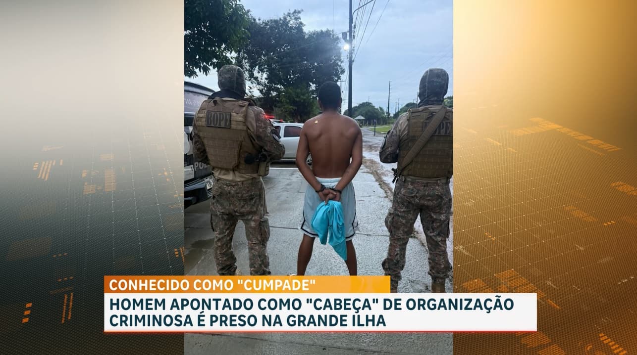 Homem suspeito de integrar organização criminosa é detido em São Luís