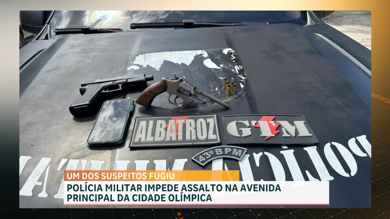 PM impede assalto na avenida principal da Cidade Olímpica