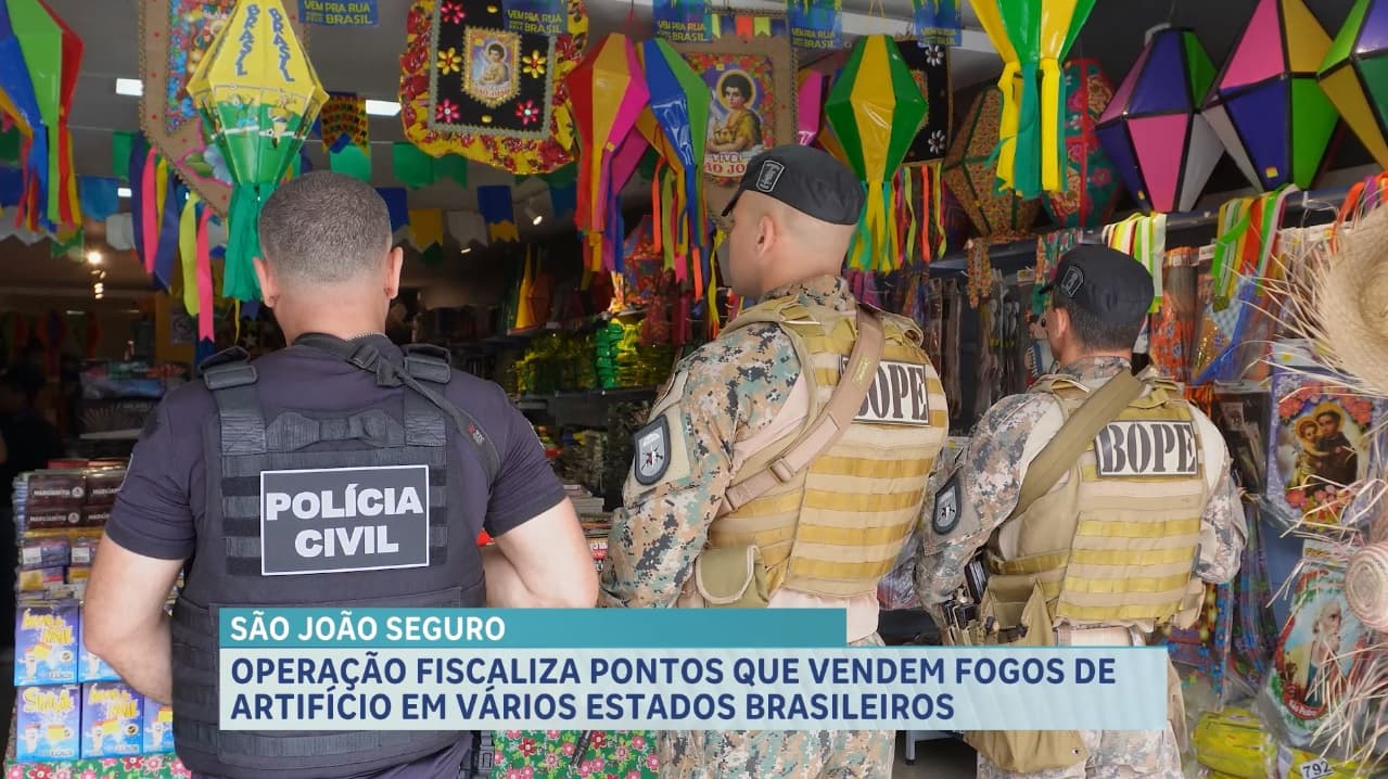 Operação fiscaliza pontos de venda de fogos de artifício em São Luís