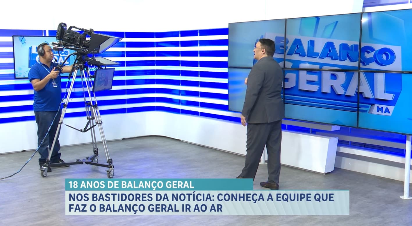 Balanço Geral Maranhão celebra 18 anos mostrando os bastidores de quem faz a notícia acontecer