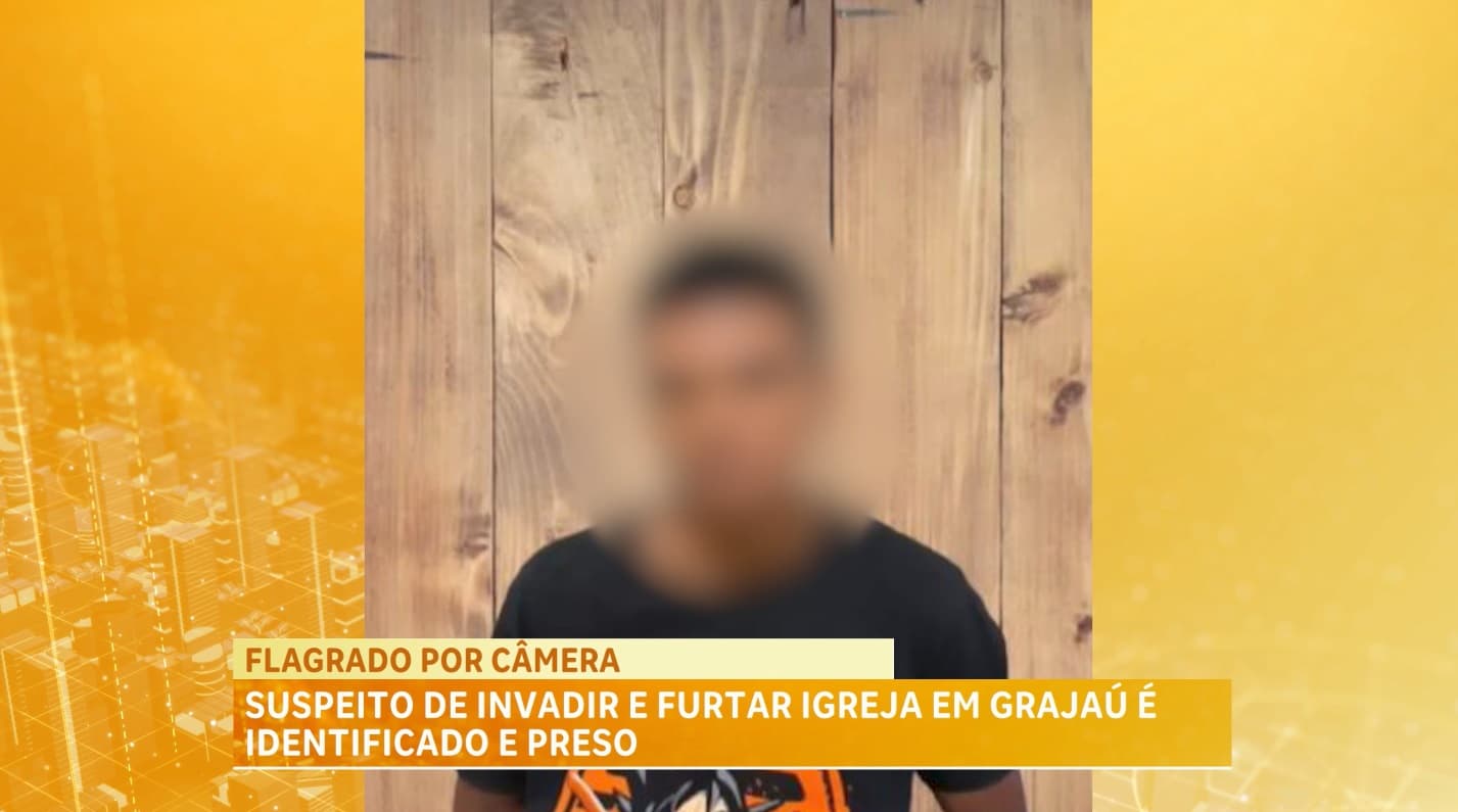 Polícia Civil prende homem suspeito de furtar imóvel ligado à Catedral de Grajaú