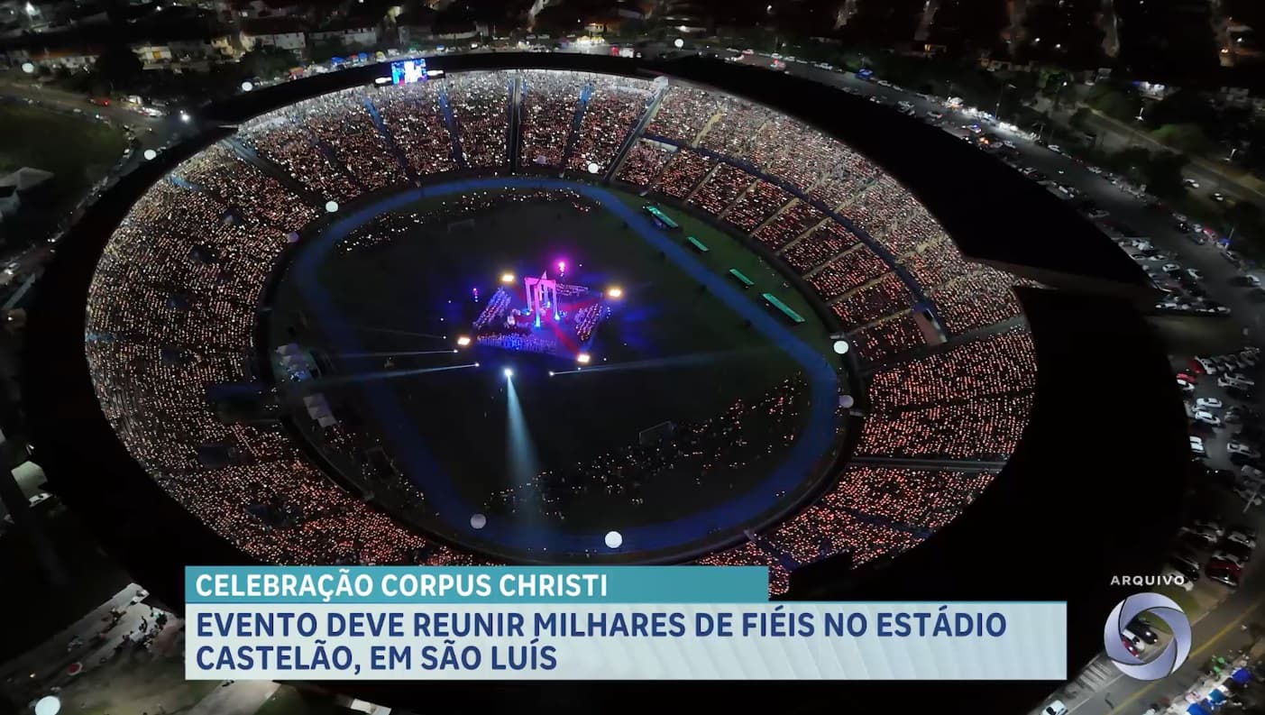 Corpus Christi deve reunir cerca de 60 mil fiéis no Castelão, em São Luís