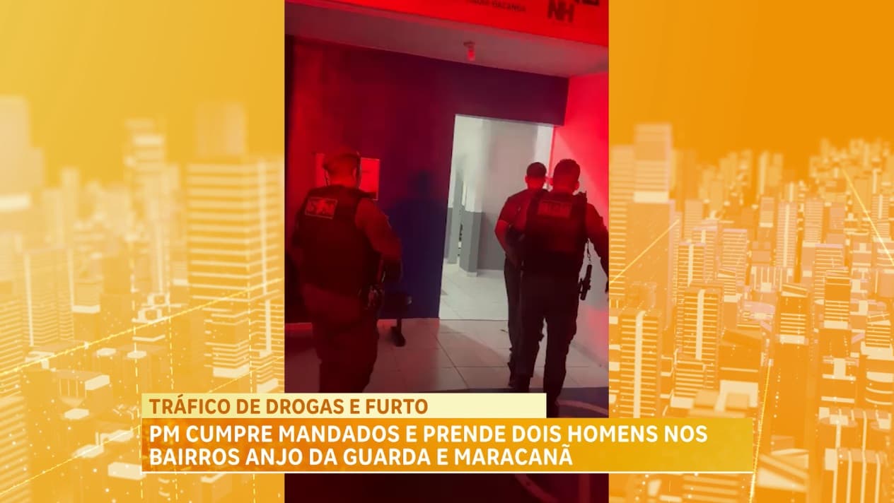 PM conduz dois suspeitos com mandados de prisão em aberto em São Luís