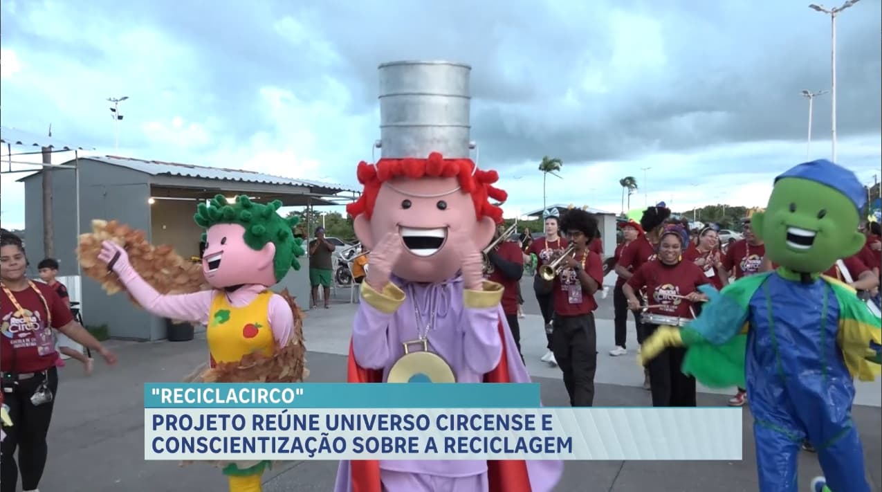 Reciclacirco une universo circense e conscientização sobre a reciclagem
