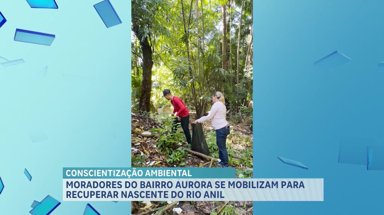 Moradores do bairro Aurora se unem para preservar nascente do Rio Anil