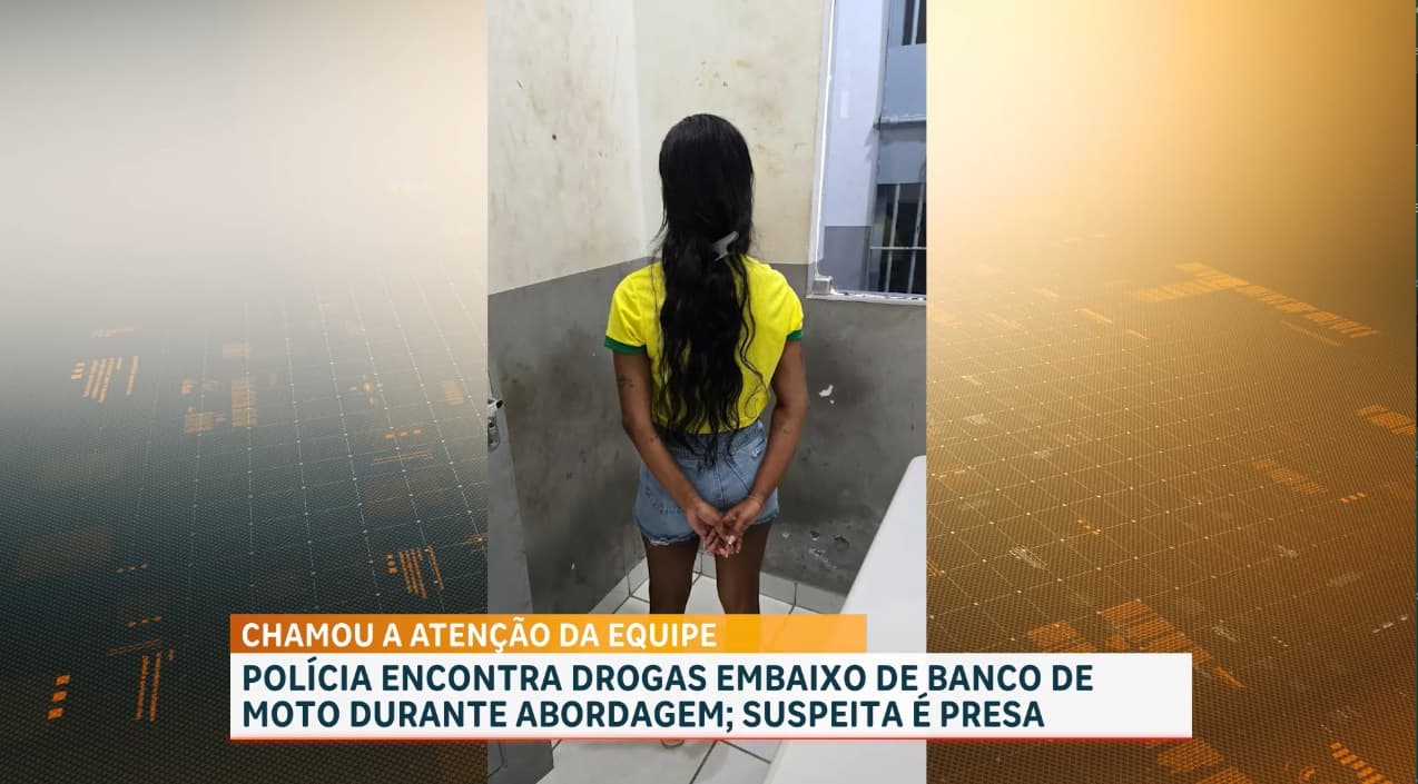 Polícia encontra drogas em banco de moto durante abordagem em São Luís