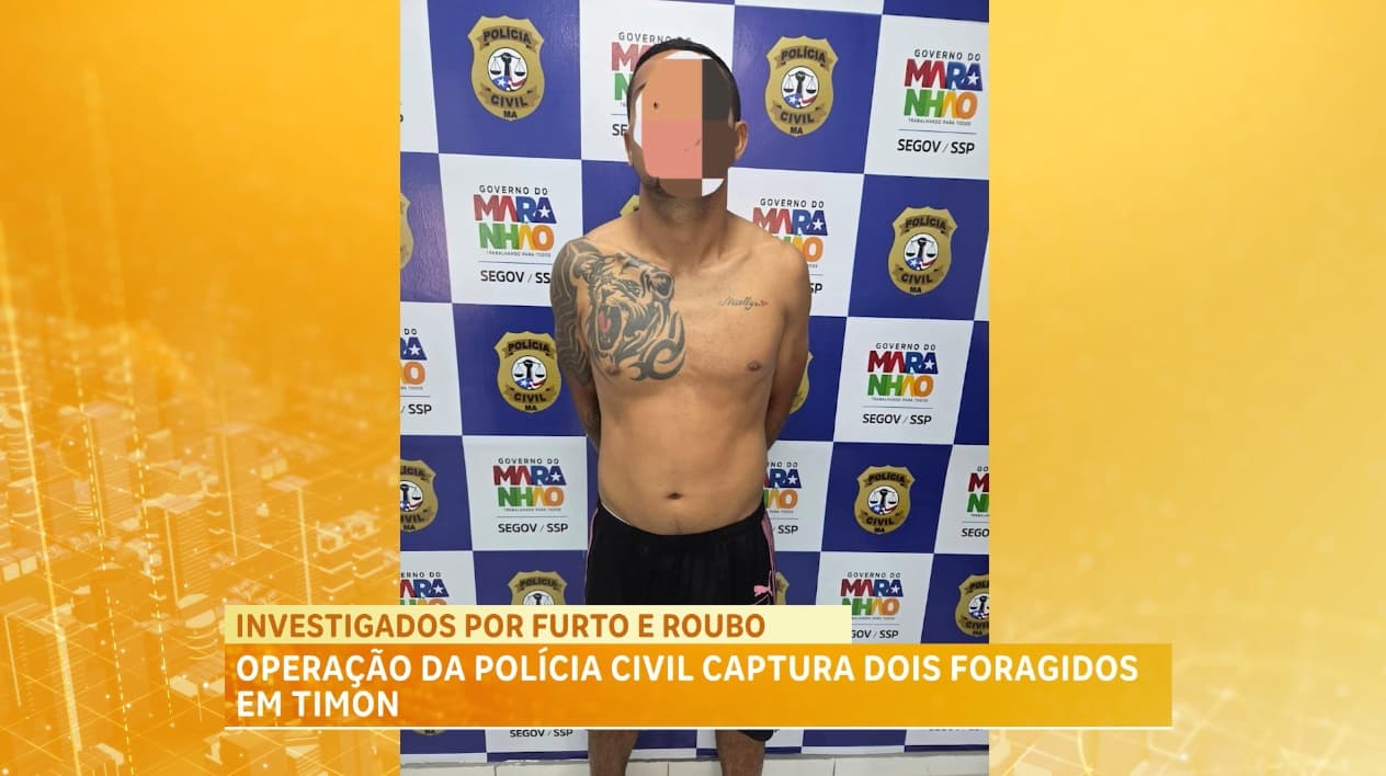 Polícia Civil conduz dupla suspeita de ser foragida da Justiça em Timon