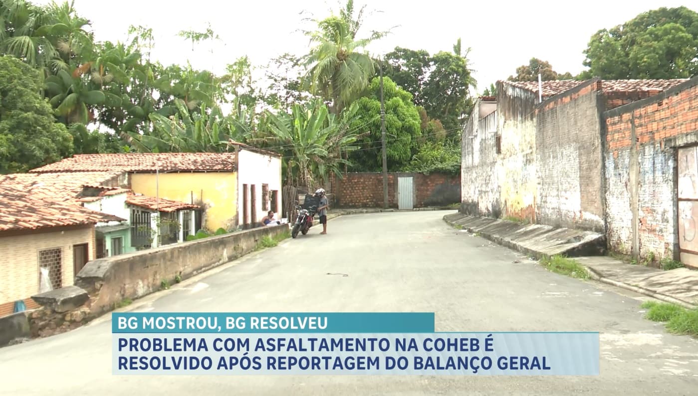 BG mostrou BG resolveu: problema de pavimentação é resolvido na Coheb Sacavém