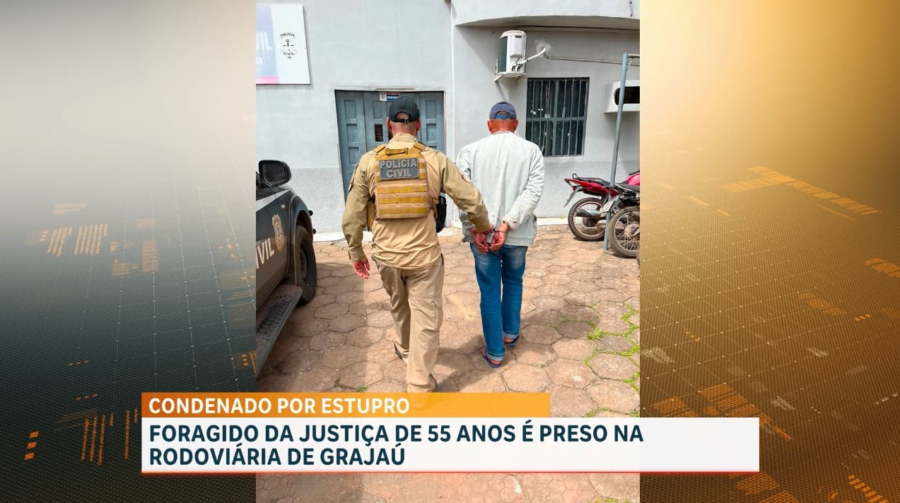 Homem é conduzido por suspeita de estupro na rodoviária de Grajaú