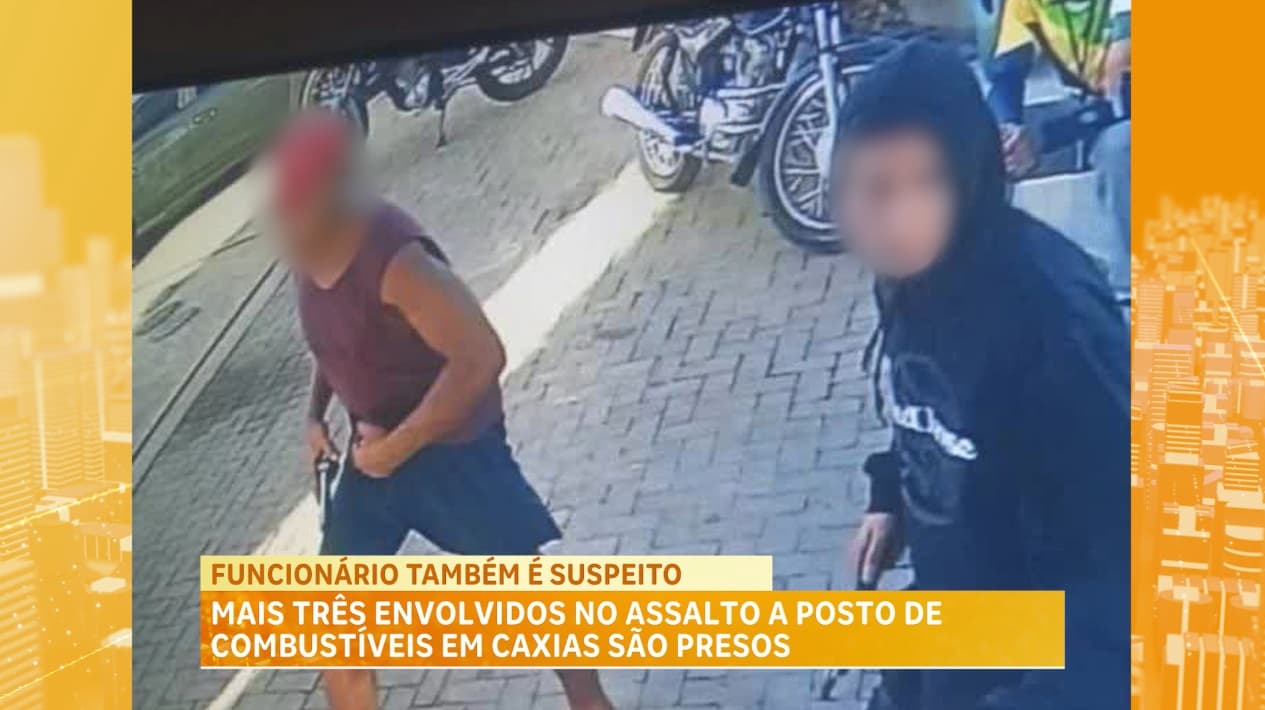 Suspeitos de envolvimento em assalto em Caxias são detidos