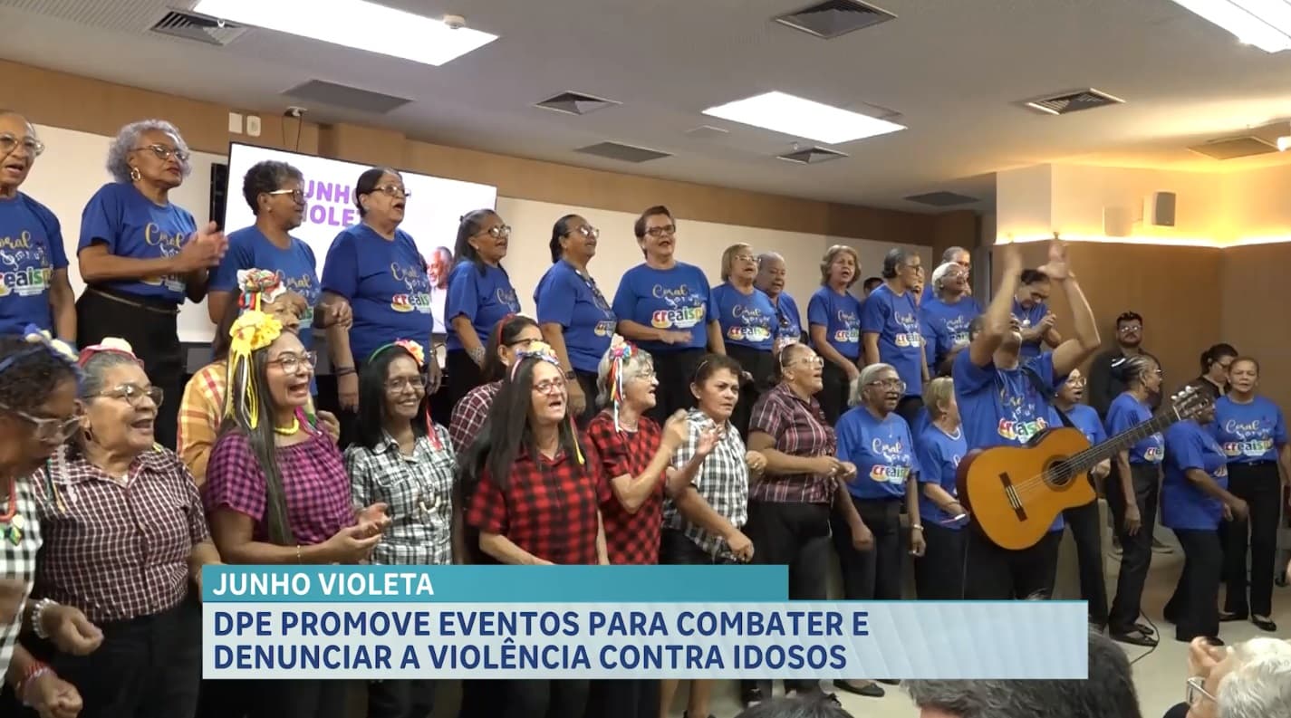 Evento reforça combate à violência contra a pessoa idosa durante o Junho Violeta