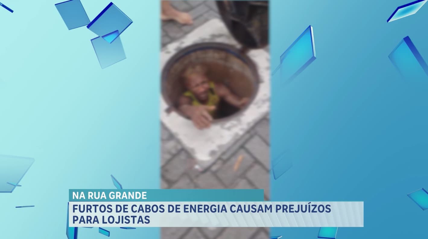 Furto de cabos de energia prejudica comércio na Rua Grande em São Luís