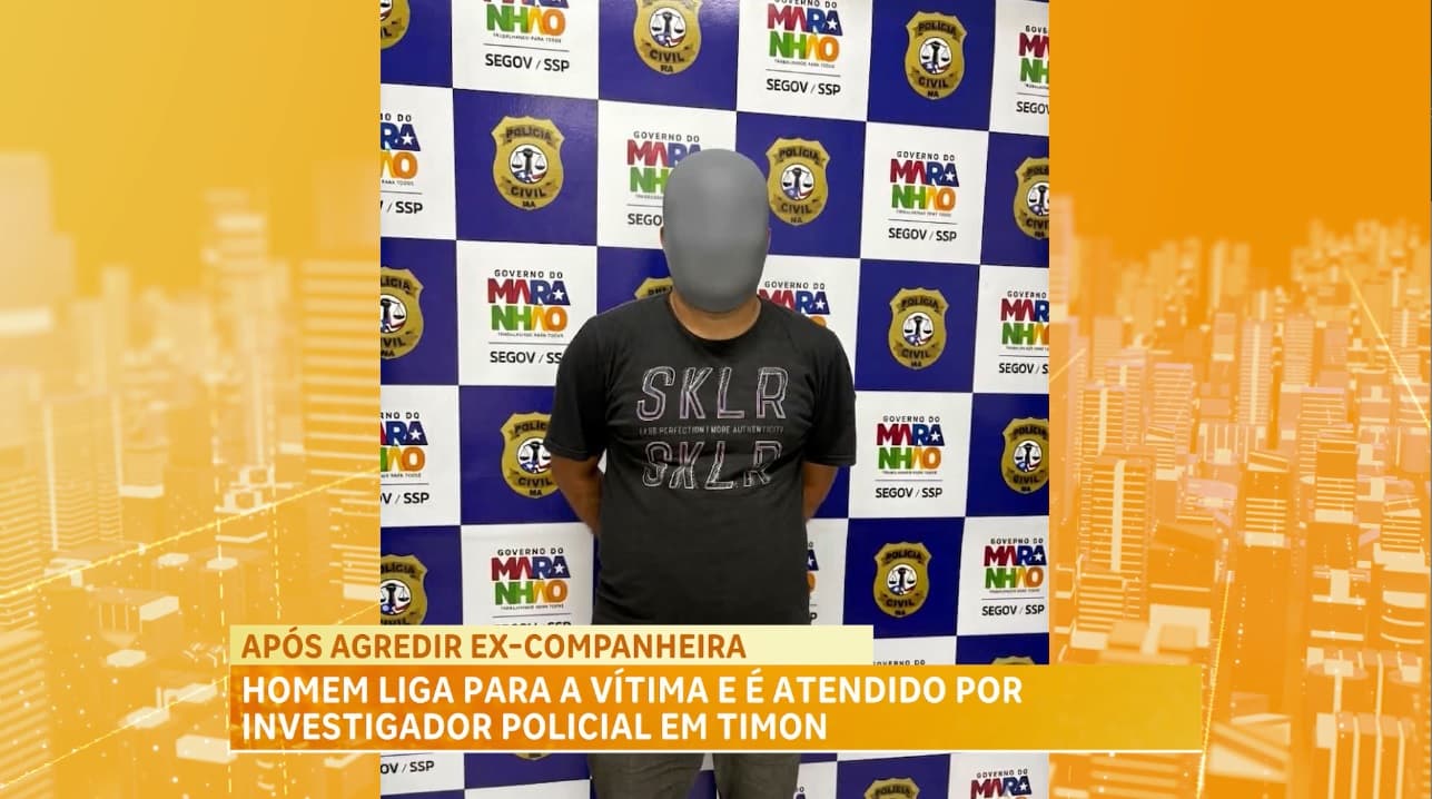 Homem é detido por suspeita de agredir ex- companheira em Timon