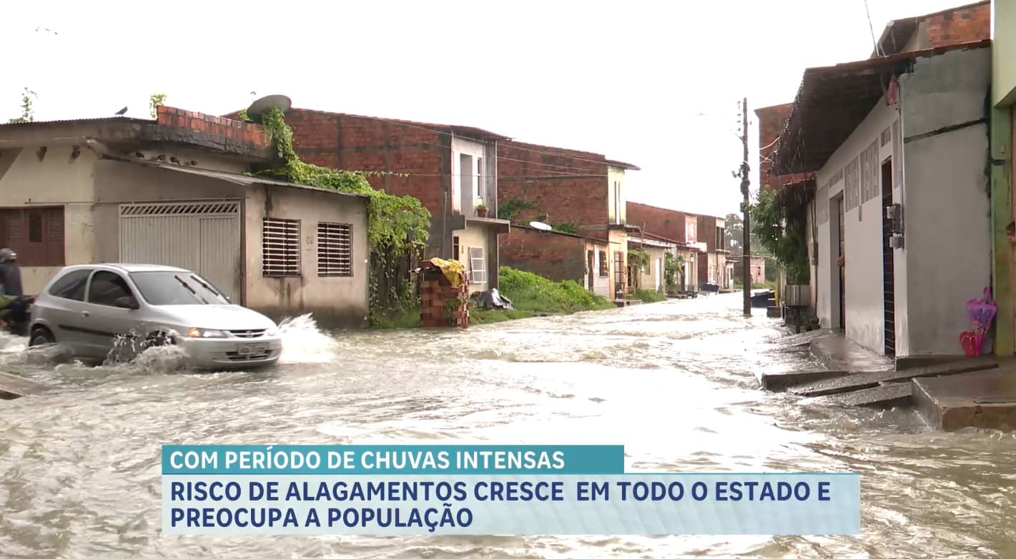 Chuvas intensas provocam alagamentos e colocam Maranhão em alerta vermelho