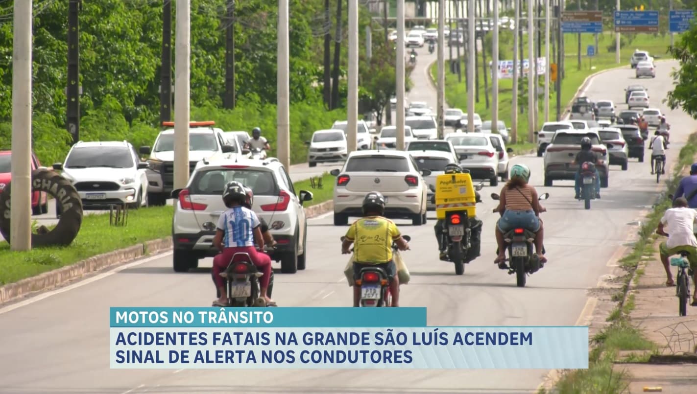 Acidentes fatais com motocicletas acendem alerta no trânsito da Grande São Luís