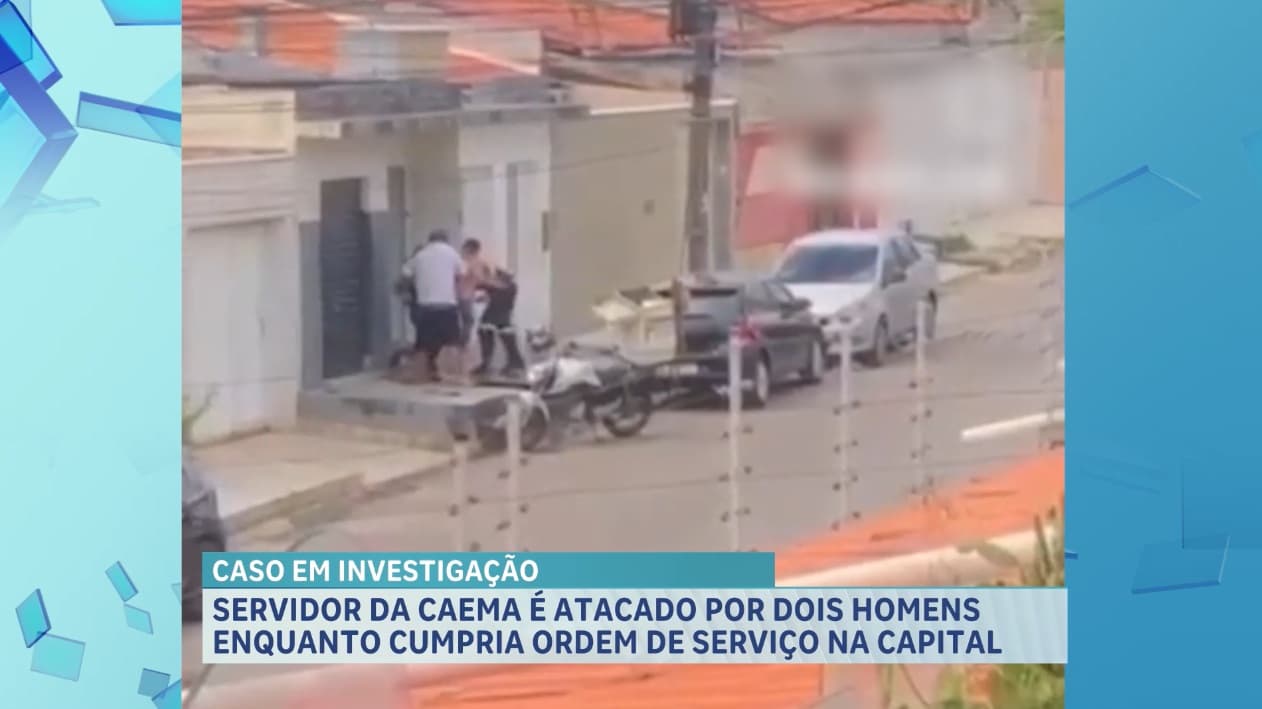 Funcionário da Caema é agredido por moradores no bairro do Anil