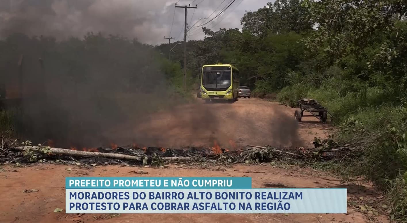 Moradores interditam via no Maracanã e cobram melhorias de infraestrutura em São Luís
