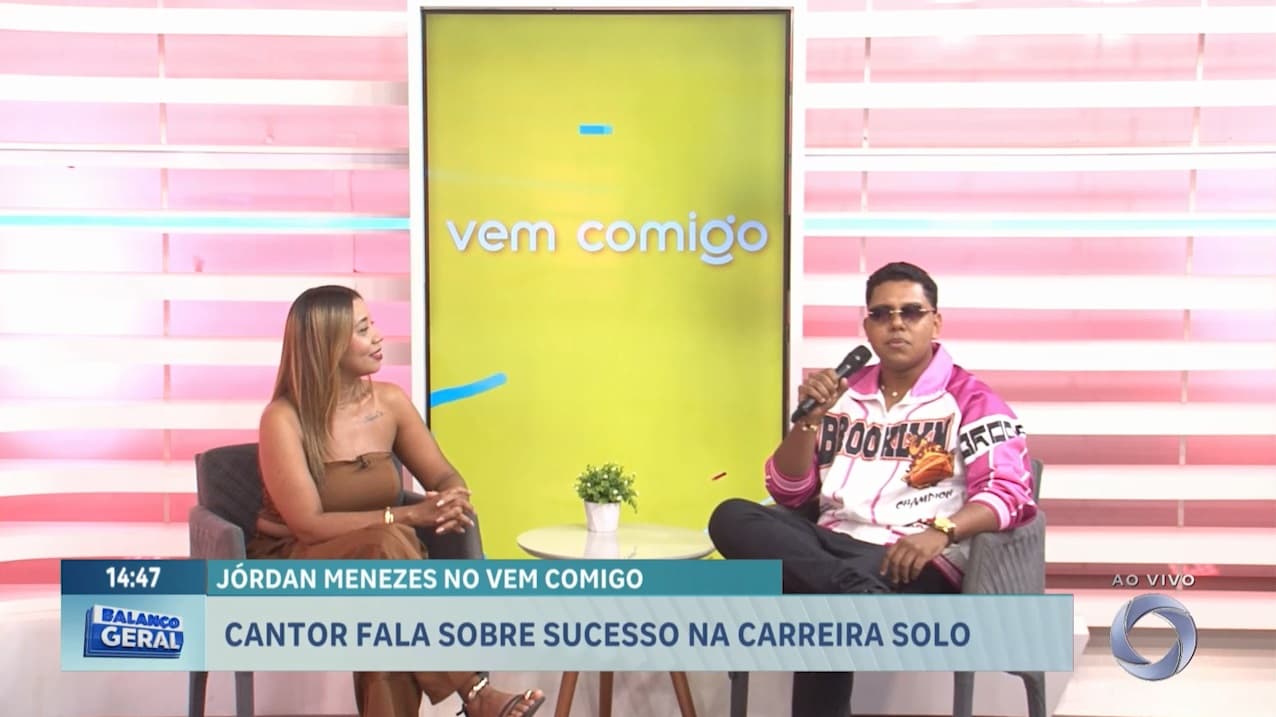 O cantor, Jordan Menezes fala sobre sucesso na carreira solo