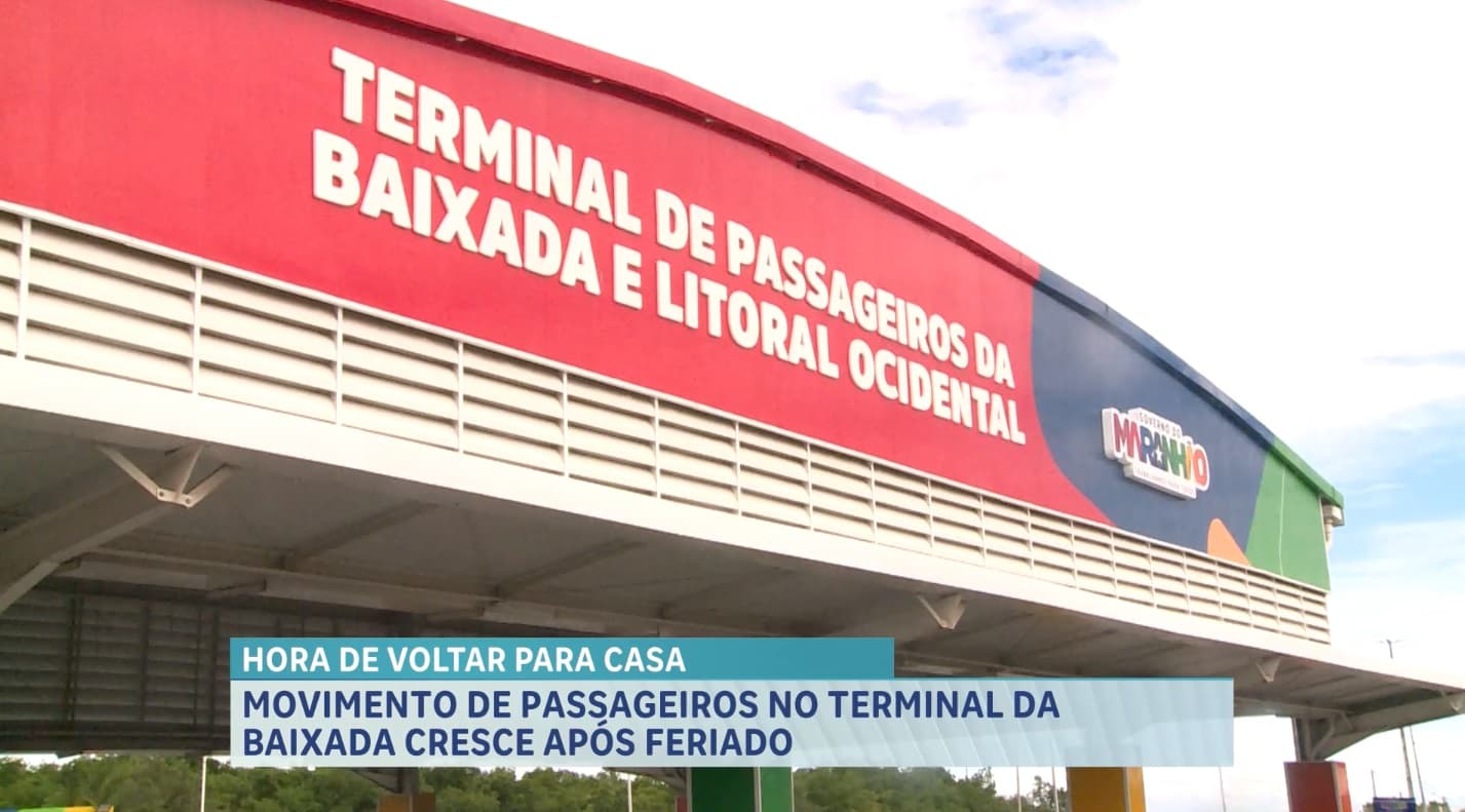 Movimento intenso marca retorno de passageiros no Terminal da Baixada, em São Luís