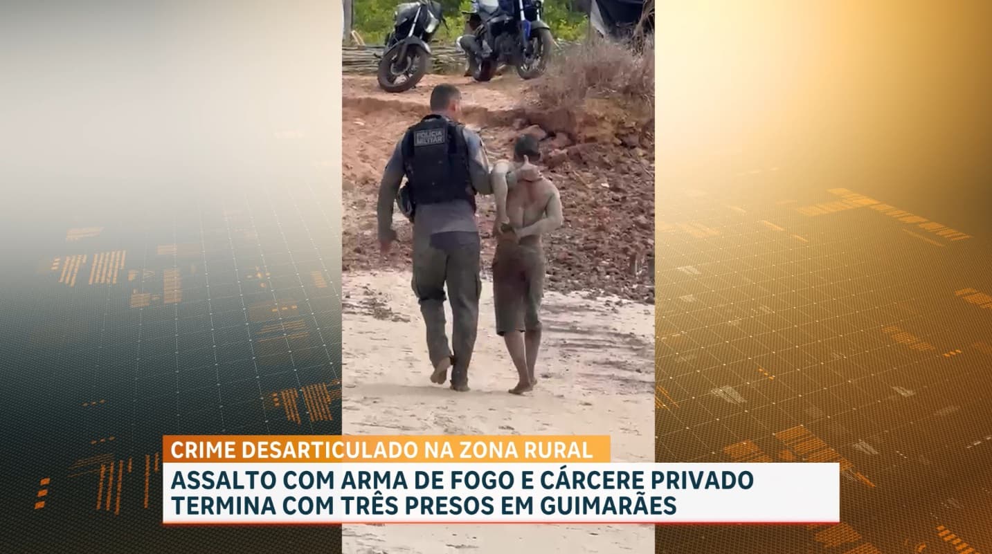 Guimarães: família de empresário é feita refém por 3 homens armados