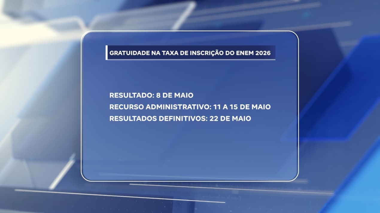 ENEM 2026: período para pedir isenção da taxa de inscrição termina nesta sexta-feira