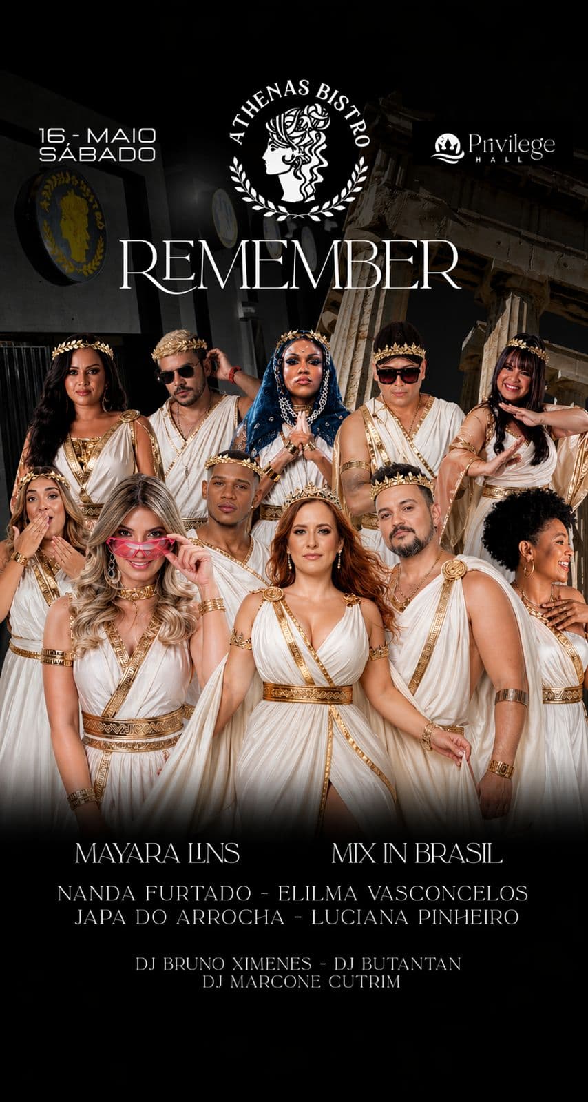 Remember Athenas Bistrô agita São Luís neste sábado