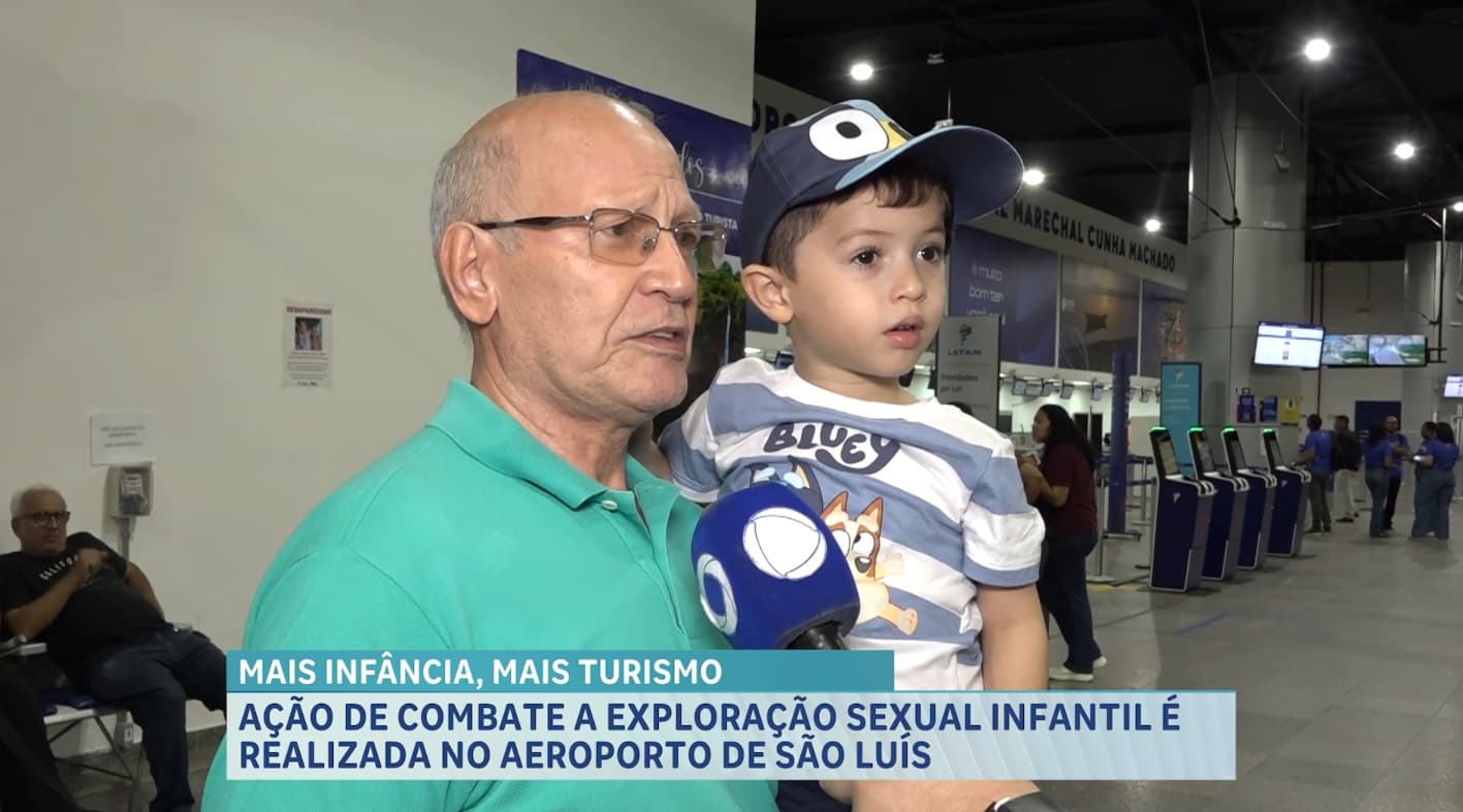 Mais Infância, Mais Turismo: ação reforça combate à exploração sexual infantil no Aeroporto de São Luís