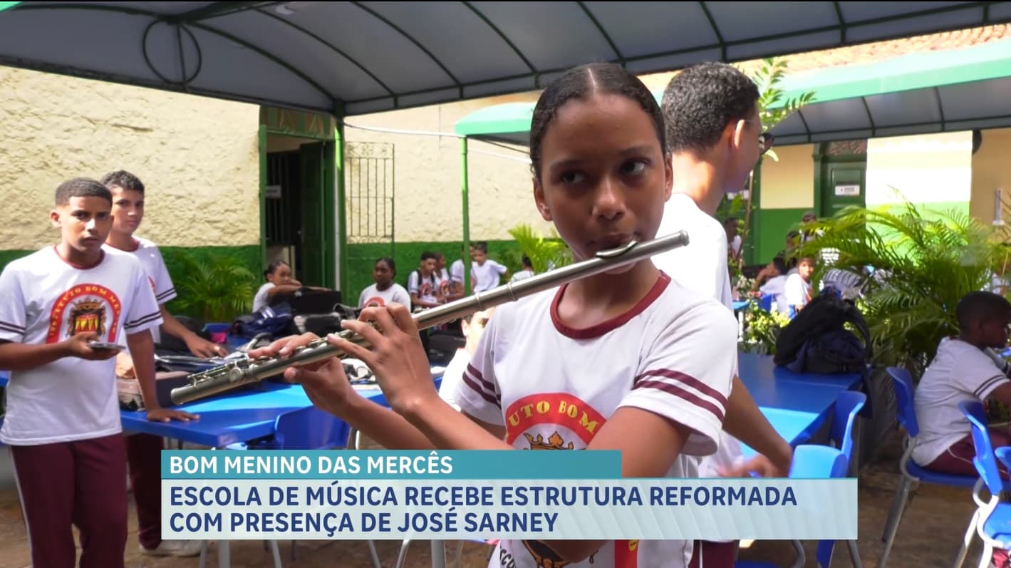 Escola de Música Bom Menino das Mercês recebe estrutura reformada e reforça formação musical de jovens