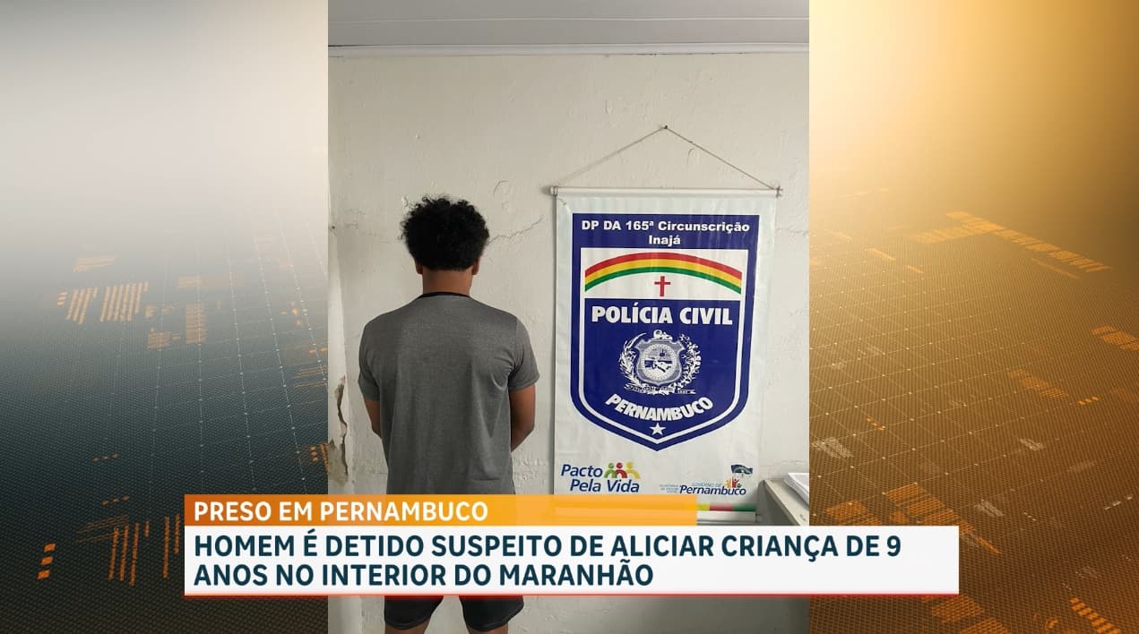 Homem é preso suspeito de aliciar criança de 9 anos; prometia brinquedos em troca de video