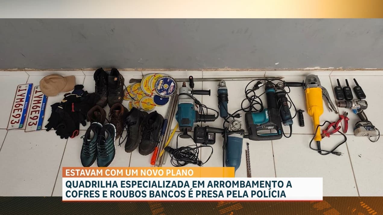 Polícia Civil prende grupo especializado em arrombamento a cofres e roubos bancos