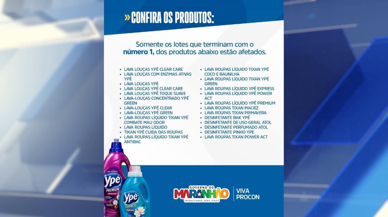 Procon realiza fiscalização em supermercados após medida da Anvisa sobre produtos da Ypê