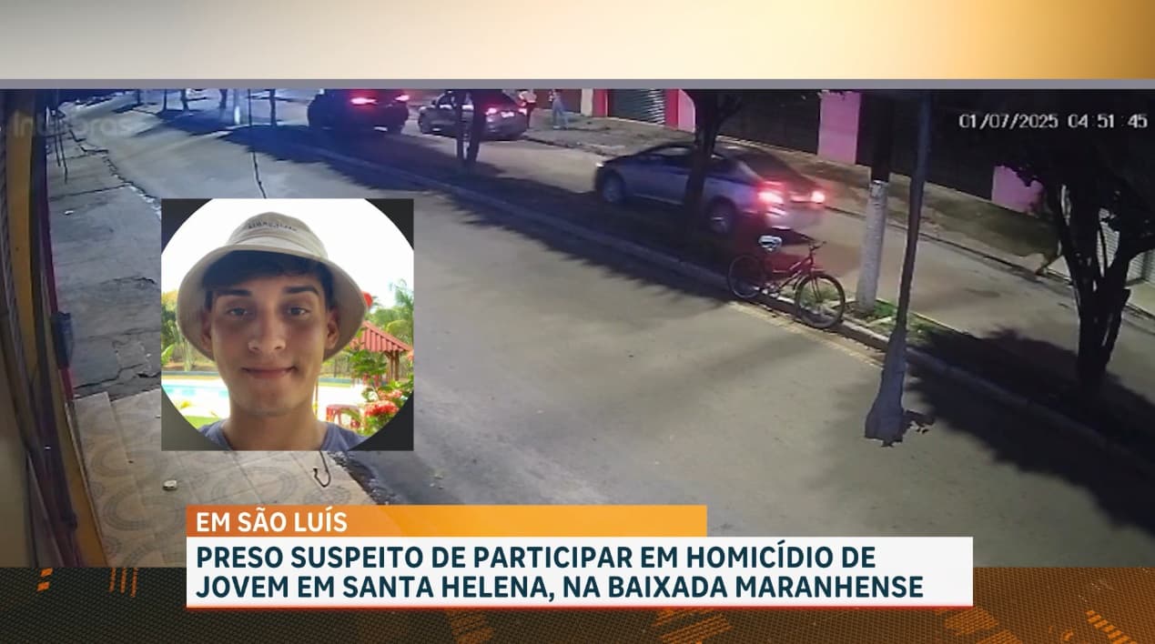 Preso suspeito de participar em homicídio de jovem em Santa Helena, na baixada maranhense