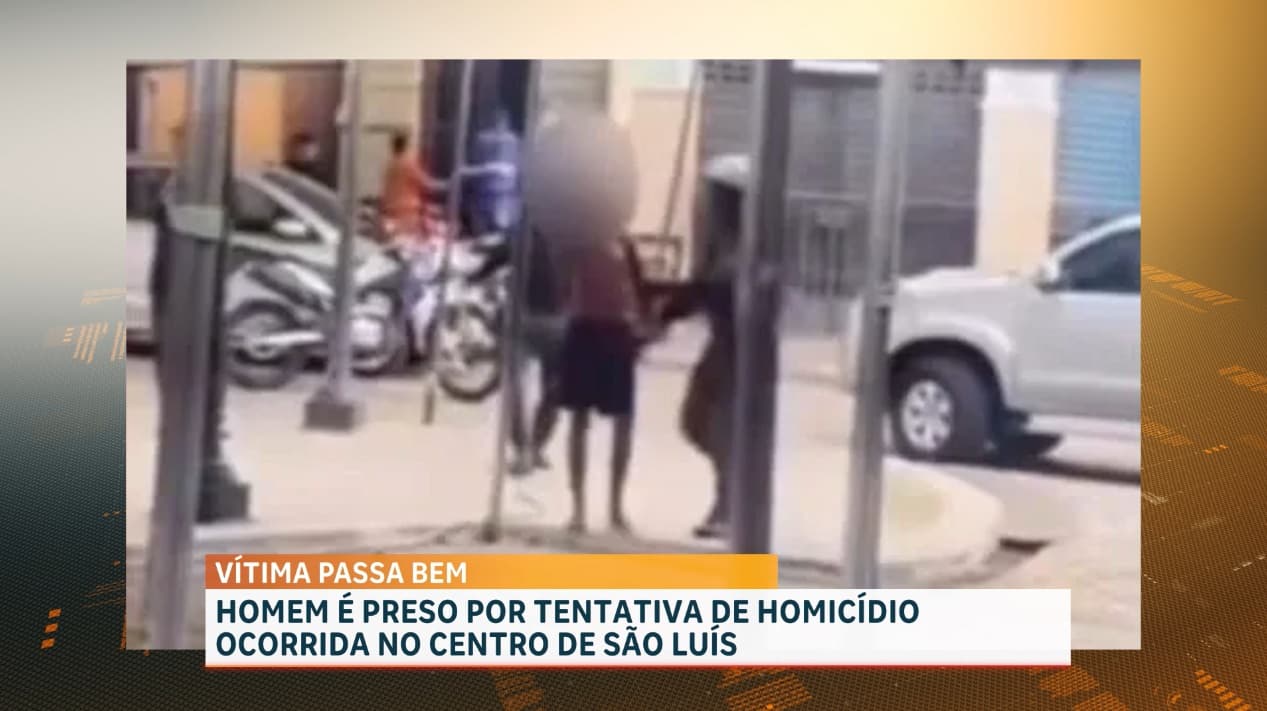 Homem é esfaqueado no Centro Histórico de São Luís, Policia Militar do local mobilização
