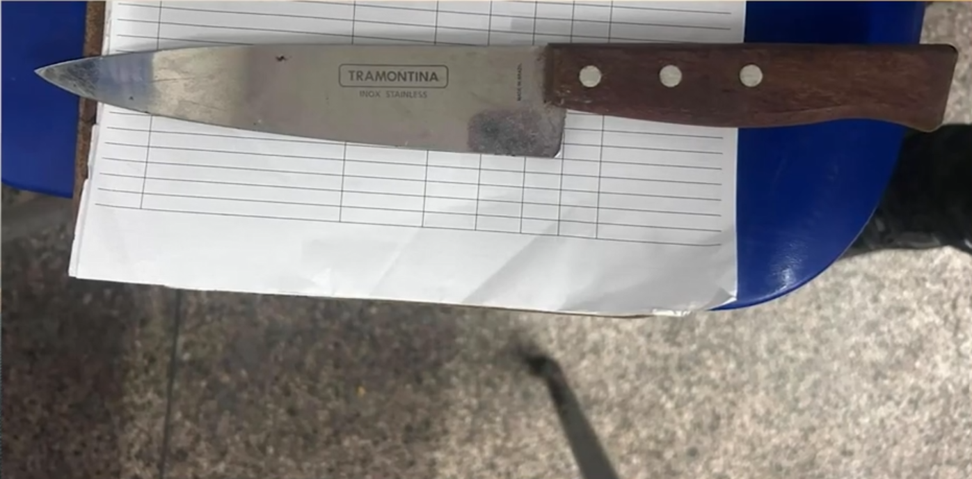 Polícia apreende faca após briga de estudantes em São Luís