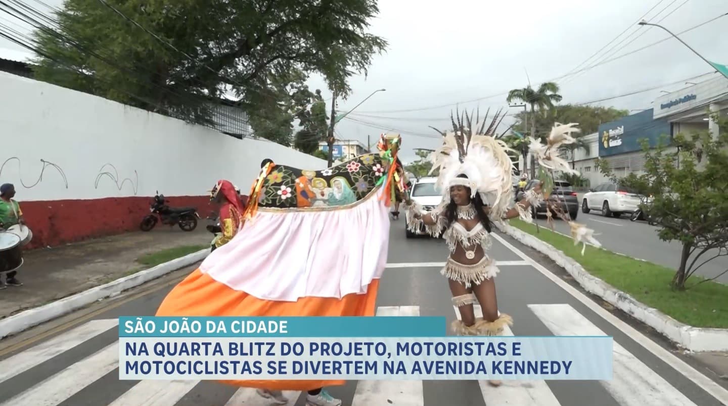 São João da Cidade 2026: blitz cultural leva apresentações de Bumba Meu Boi à Avenida Kennedy