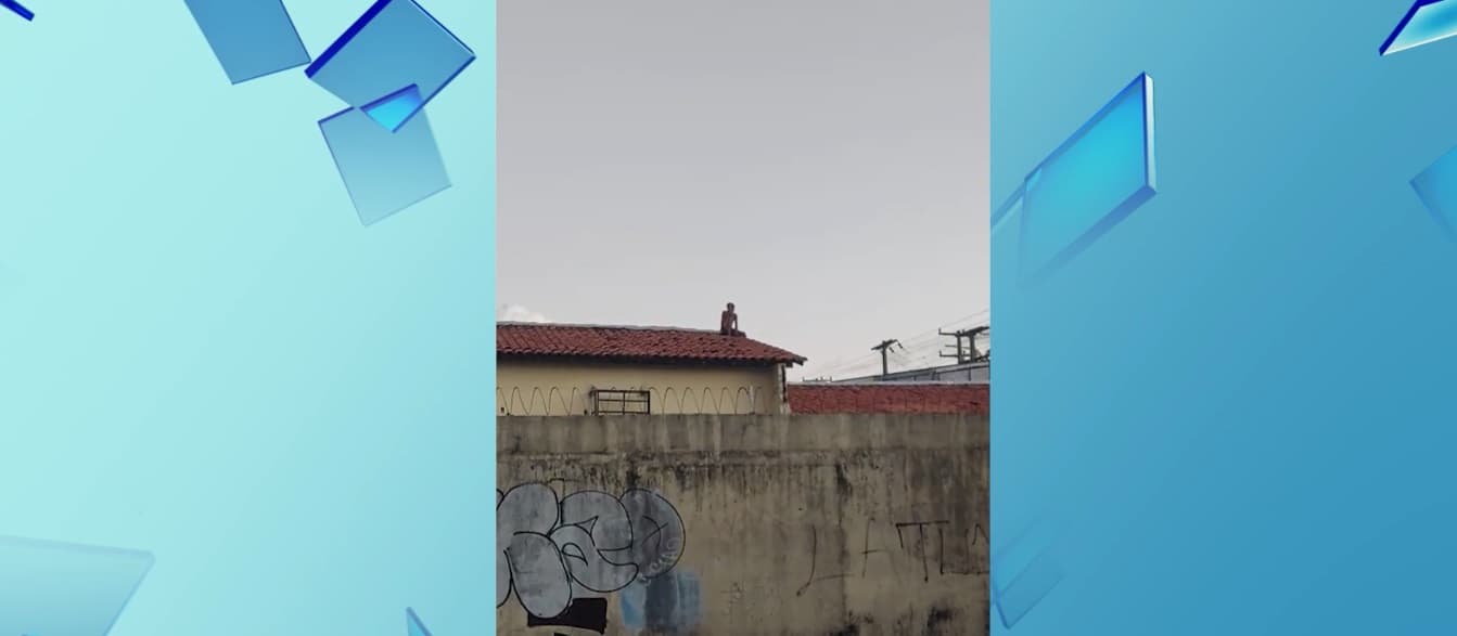 Homem é resgatado após horas de negociação em telhado de escola na Cohab