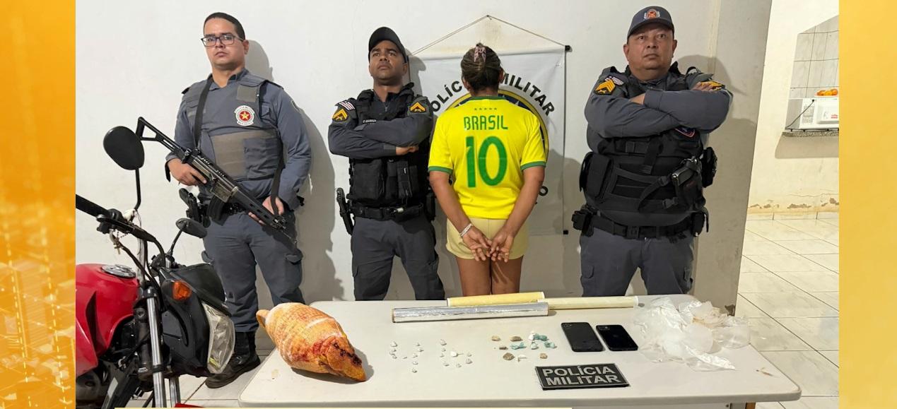 Mulher é presa por suspeita de tráfico de drogas em Loreto