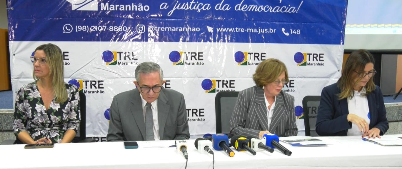 TRE-MA apresenta regras e estrutura para as Eleições 2026 durante encontro com a imprensa