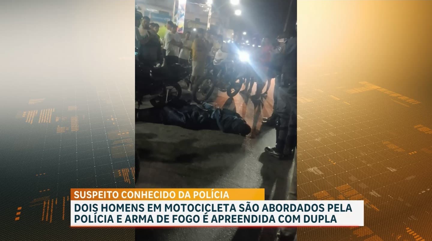 Dois suspeitos são detidos com arma de fogo e motocicleta roubada na MA-201, em Paço do Lumiar