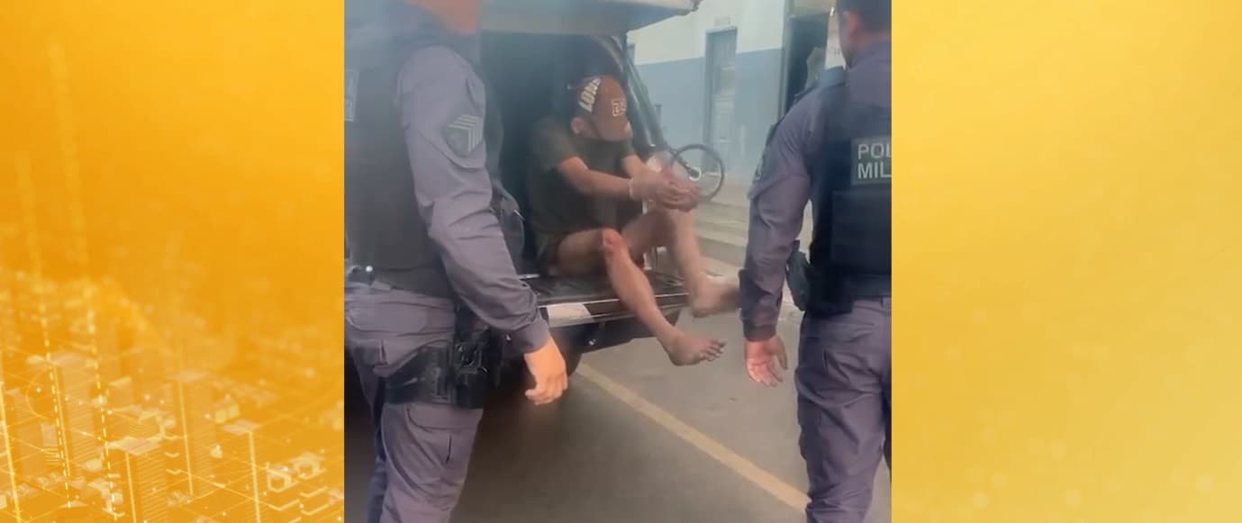 olícia prende homem após assalto e apreende revólver calibre .32