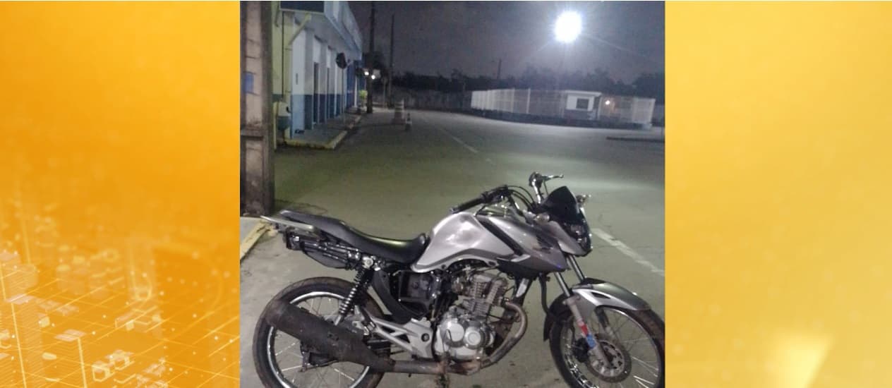 Moto irregular conduzida por adolescente é apreendida em Paço do Lumiar