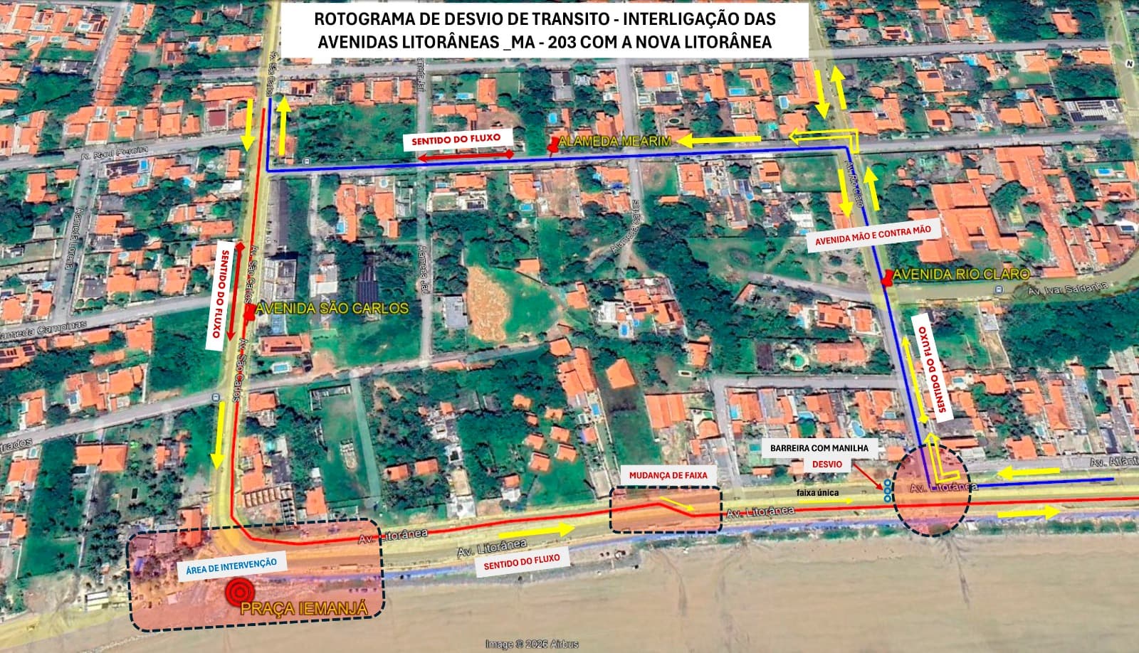 Adiado para dia 20 início de alterações no trânsito do Olho d’Água em função das obras da Nova Litorânea