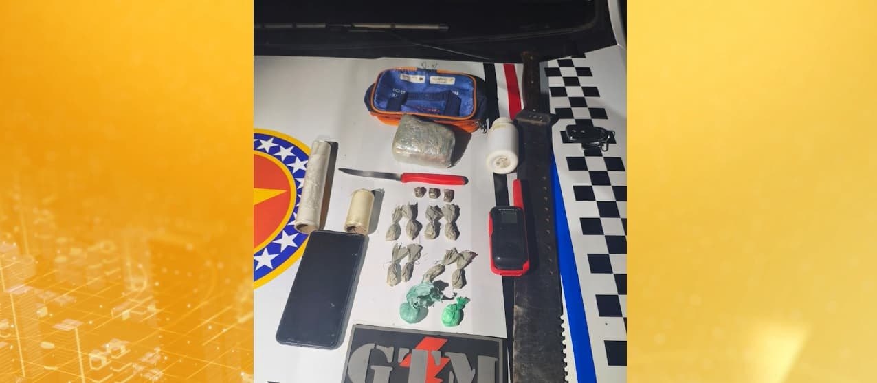 Suspeito de tráfico é preso no Coroadinho
