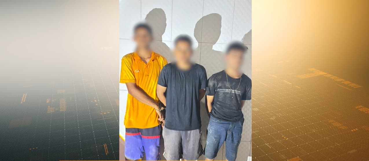 PM prende três suspeitos e apreende armas em Lago da Pedra