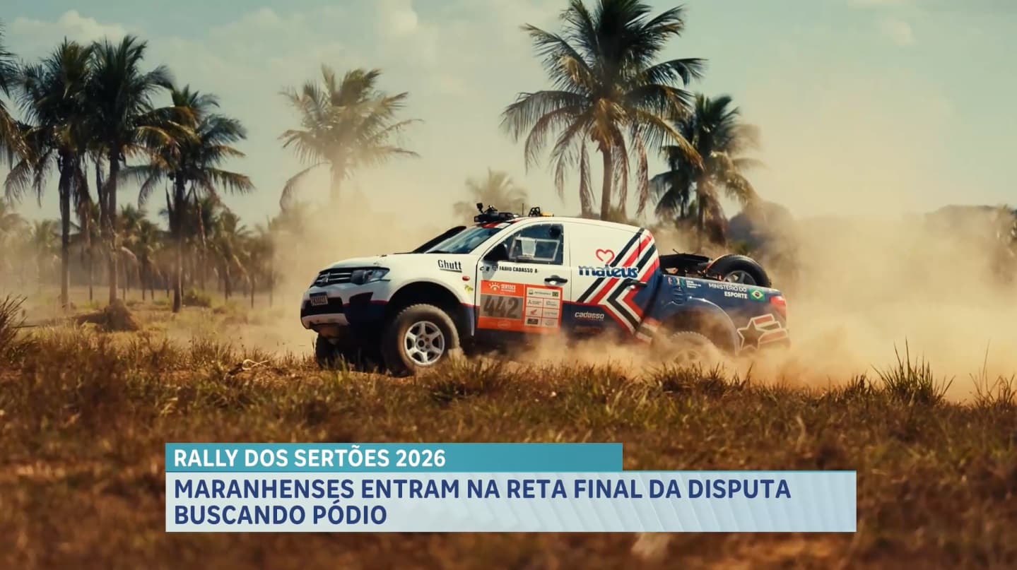 Esporte Cidade: dupla maranhense chega na reta final do Rally dos Sertões