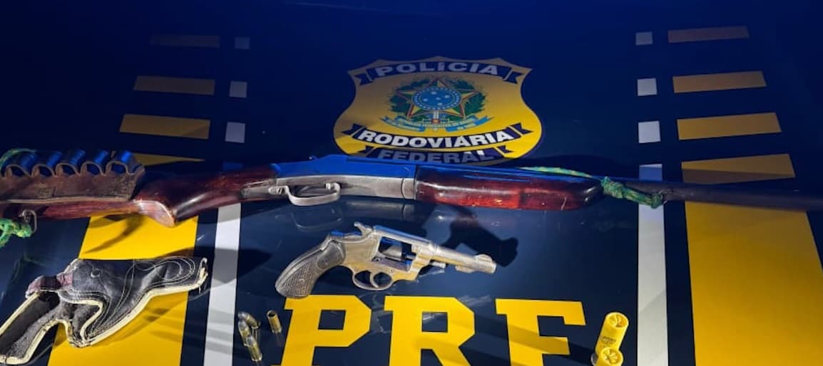 PRF apreende armas de fogo e munições durante fiscalização na BR-316, em Caxias