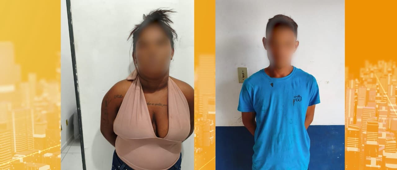 Casal é preso por tráfico de drogas e porte ilegal de arma em Coelho Neto