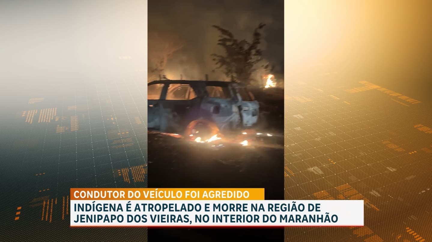 População local agride homem que atropelou e matou indígena no interior do Maranhão