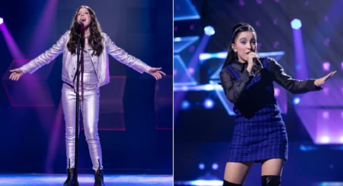 Afinação e personalidade! Valentina Teixeira e Nat Mansi seguem para as semifinais do Canta Comigo Teen