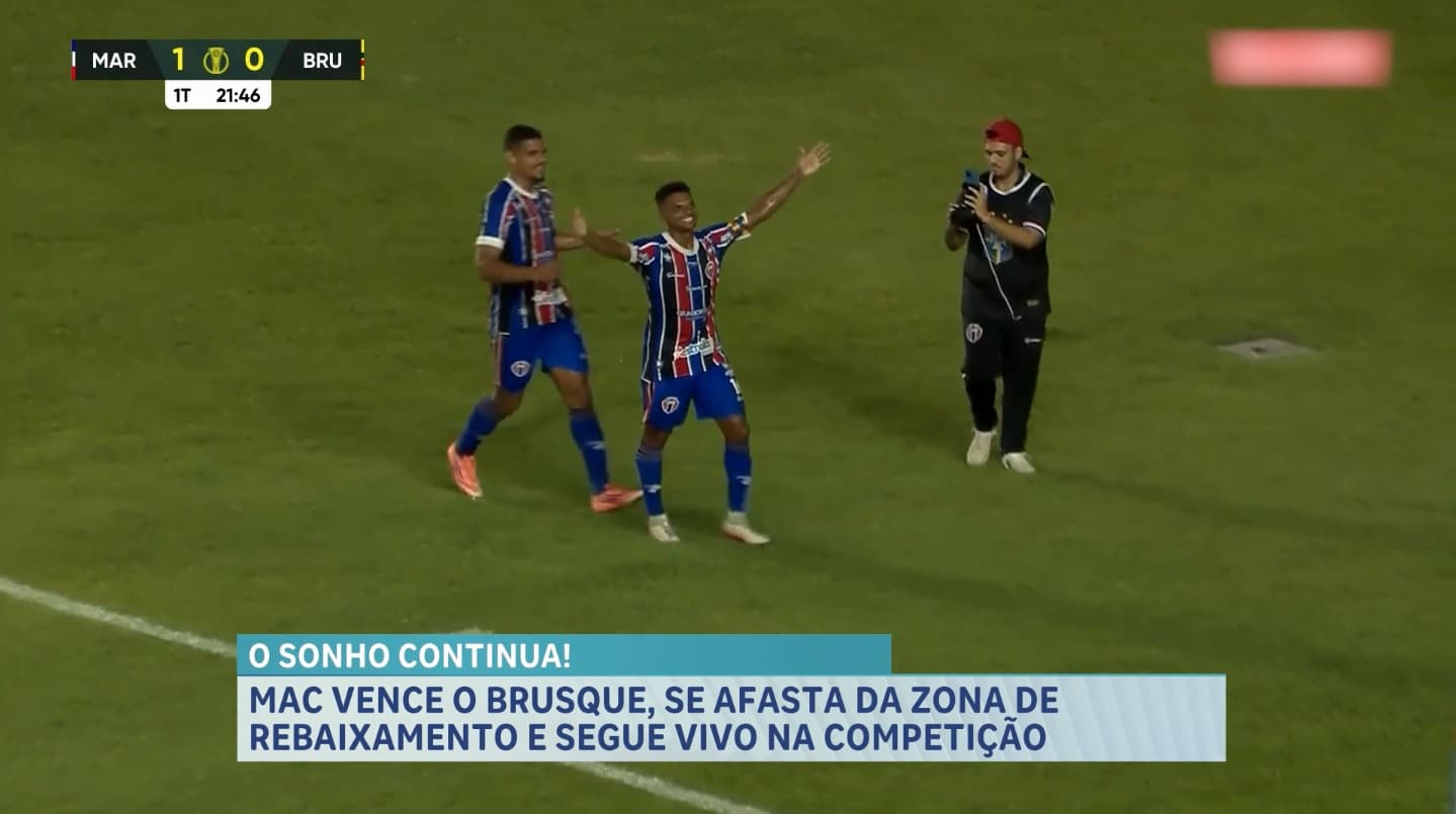 Esporte Cidade: Maranhão Atlético Clube vence Brusque e se afasta da zona de rebaixamento
